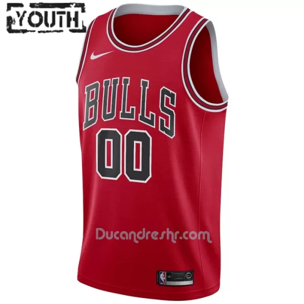 Dres za Košarku Chicago Bulls Dječji Icon Edition Swingman 2023/24 Crvena