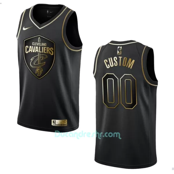 Dres za Košarku Cleveland Cavaliers Golden Edition Swingman Crno