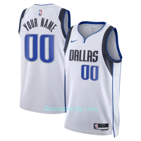 Dres za Košarku Dallas Mavericks Association Edition Swingman 2023/24 Bijela