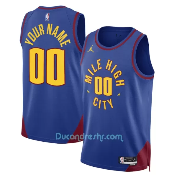 Dres za Košarku Denver Nuggets Statement Edition Swingman 2023/24 Plava