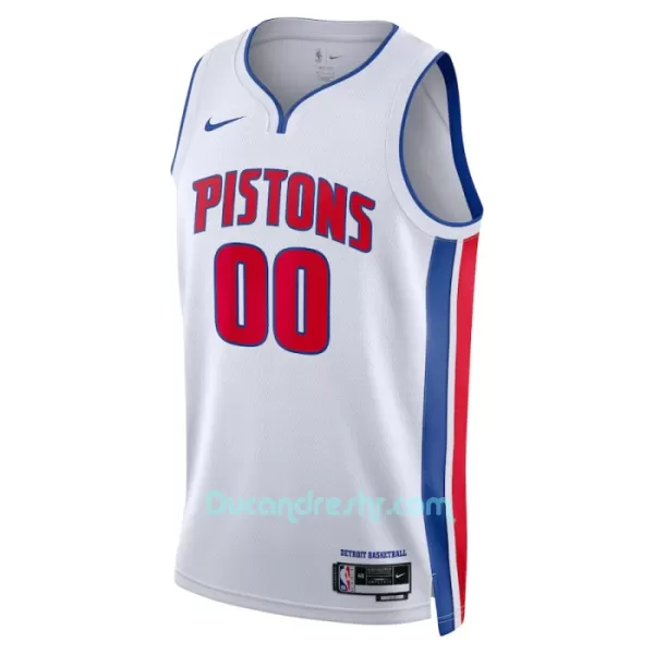 Dres za Košarku Detroit Pistons Association Edition Swingman 2023/24 Bijela