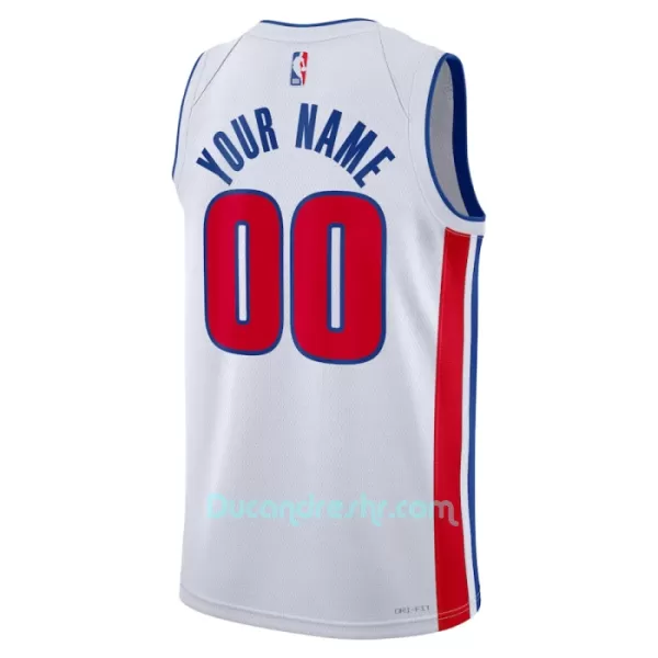 Dres za Košarku Detroit Pistons Association Edition Swingman 2023/24 Bijela