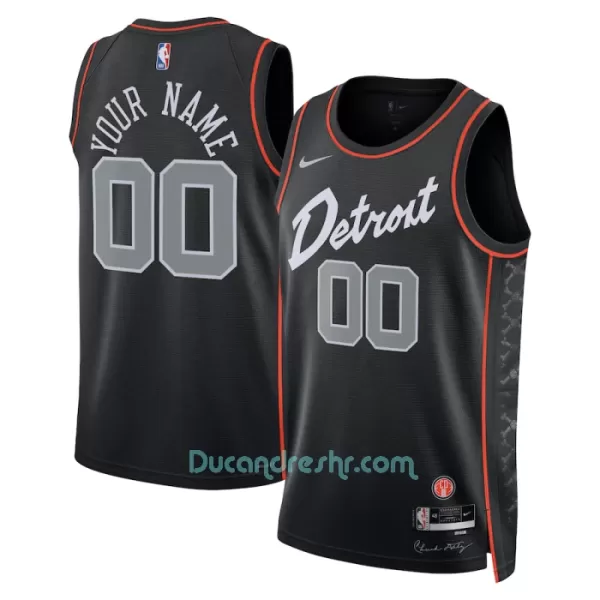 Dres za Košarku Detroit Pistons City Edition Swingman 2023/24 Crno