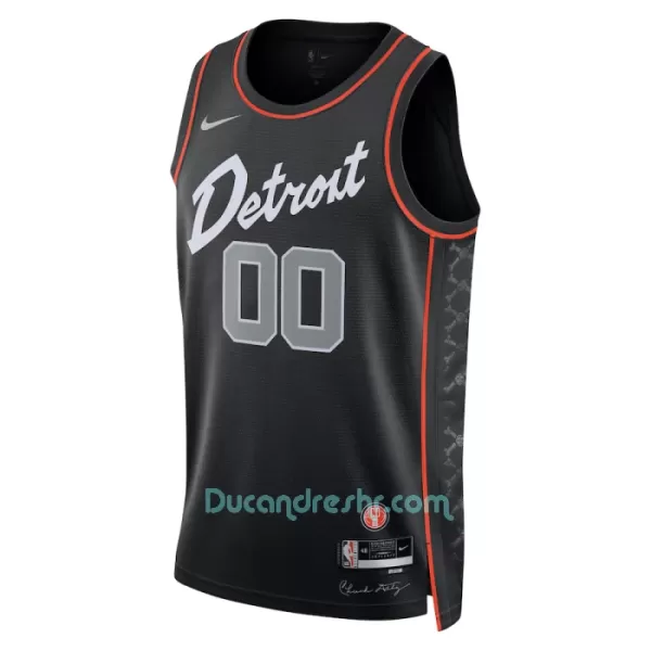 Dres za Košarku Detroit Pistons City Edition Swingman 2023/24 Crno