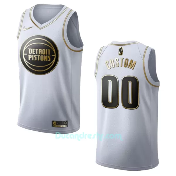 Dres za Košarku Detroit Pistons Golden Edition Swingman 2023/24 Bijela