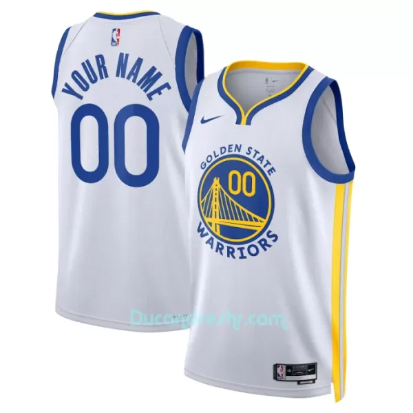 Dres za Košarku Golden State Warriors Association Edition Swingman 2023/24 Bijela