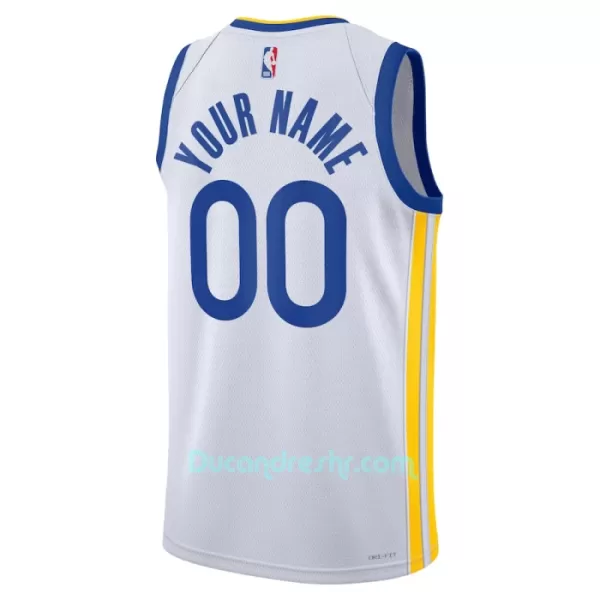 Dres za Košarku Golden State Warriors Association Edition Swingman 2023/24 Bijela