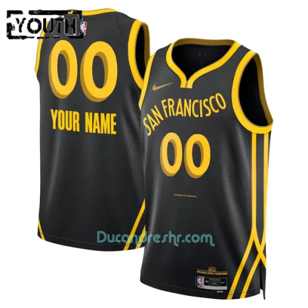 Dres za Košarku Golden State Warriors Dječji City Edition Swingman