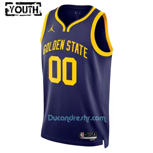 Dres za Košarku Golden State Warriors Dječji Statement Edition Swingman 2023/24 Teal