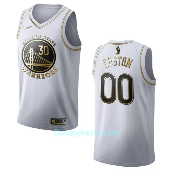 Dres za Košarku Golden State Warriors Golden Edition Swingman Bijela