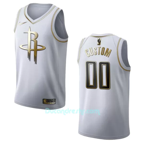 Dres za Košarku Houston Rockets Golden Edition Swingman Bijela