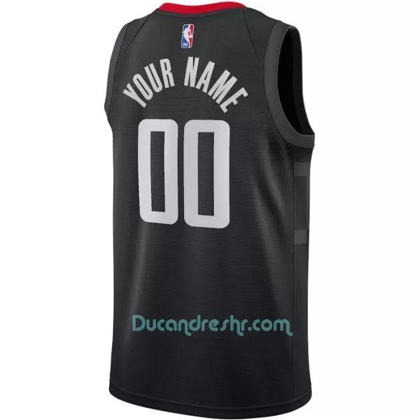 Dres za Košarku Houston Rockets Statement Edition Swingman 2023/24 Crno