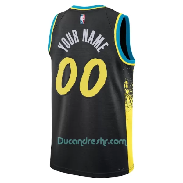 Dres za Košarku Indiana Pacers City Edition Swingman 2023/24 Crno