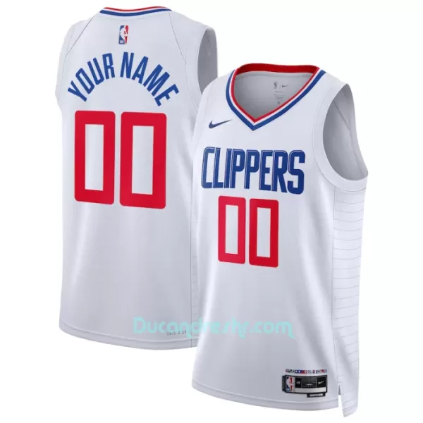 Dres za Košarku Los Angeles Clippers Association Edition Swingman 2023/24 Bijela