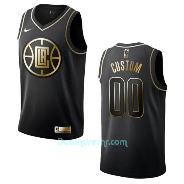 Dres za Košarku Los Angeles Clippers Golden Edition Swingman Crno