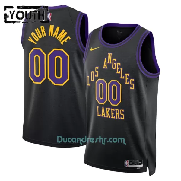 Dres za Košarku Los Angeles Lakers Dječji City Edition Swingman 2023/24