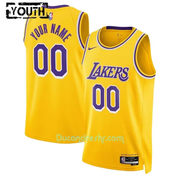 Dres za Košarku Los Angeles Lakers Dječji Icon Edition Swingman 2023/24 Žuti