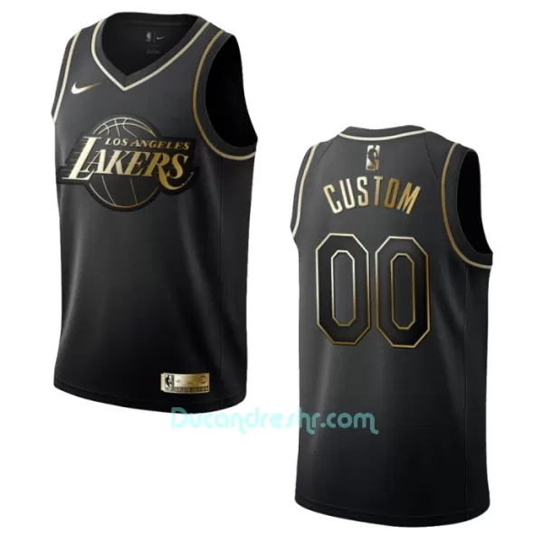 Dres za Košarku Los Angeles Lakers Golden Edition Swingman Crno