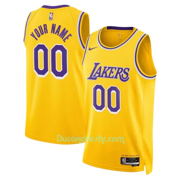 Dres za Košarku Los Angeles Lakers Icon Edition Swingman 2023/24 Žuti