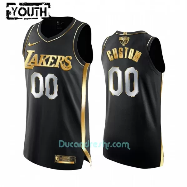 Limited Dres za Košarku Los Angeles Lakers Dječji Golden Edition Swingman Crno