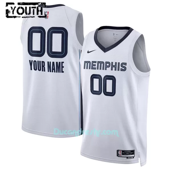 Dres za Košarku Memphis Grizzlies Dječji Association Edition Swingman 2023/24 Bijela