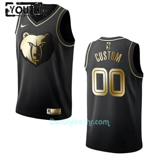 Dres za Košarku Memphis Grizzlies Dječji Golden Edition Swingman Crno