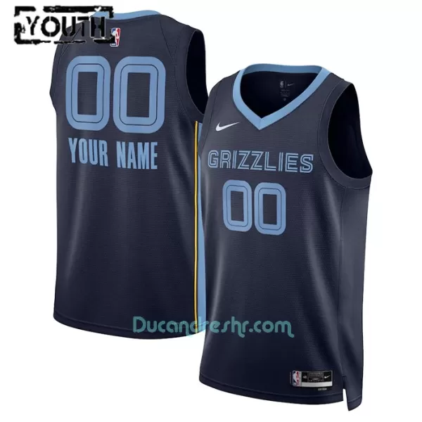 Dres za Košarku Memphis Grizzlies Dječji Icon Edition Swingman 2023/24 Teal