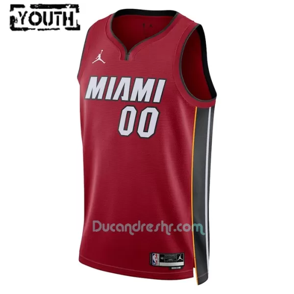 Dres za Košarku Miami Heat Dječji Statement Edition Swingman 2023/24 Crvena