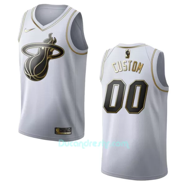 Dres za Košarku Miami Heat Golden Edition Swingman Bijela