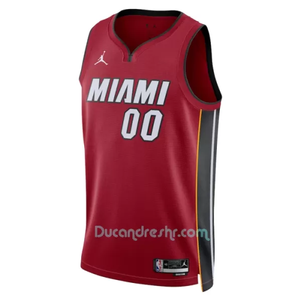 Dres za Košarku Miami Heat Statement Edition Swingman 2023/24 Crvena