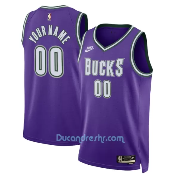 Dres za Košarku Milwaukee Bucks Classic Edition Swingman Ljubičasta