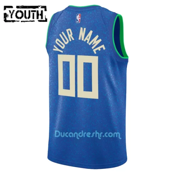 Dres za Košarku Milwaukee Bucks Dječji City Edition Swingman 2023/24