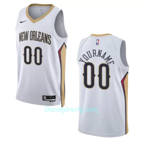 Dres za Košarku New Orleans Pelicans Association Edition Swingman 2023/24 Bijela