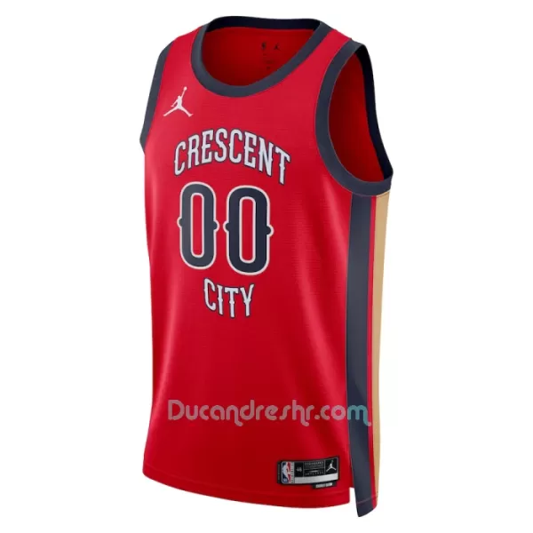 Dres za Košarku New Orleans Pelicans Statement Edition Swingman 2023/24 Crvena