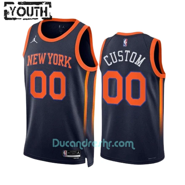 Dres za Košarku New York Knicks Dječji Statement Edition Swingman 2023/24 Teal