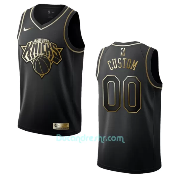 Dres za Košarku New York Knicks Golden Edition Swingman Crno