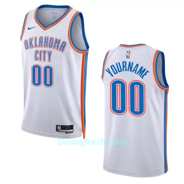 Dres za Košarku Oklahoma City Thunder Association Edition Swingman 2023/24 Bijela