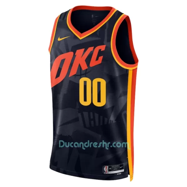 Dres za Košarku Oklahoma City Thunder City Edition Swingman 2023/24 Teal