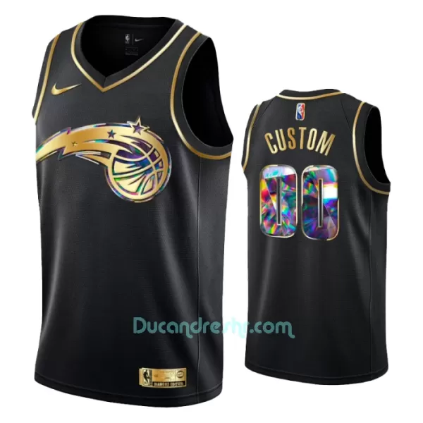 Dres za Košarku Orlando Magic Diamond Edition Swingman 2023/24 Crno