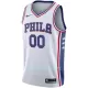 Dres za Košarku Philadelphia 76ers Association Edition Swingman 2023/24 Bijela