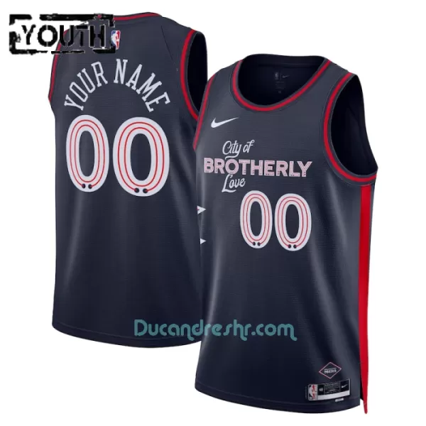 Dres za Košarku Philadelphia 76ers Dječji City Edition Swingman 2023/24