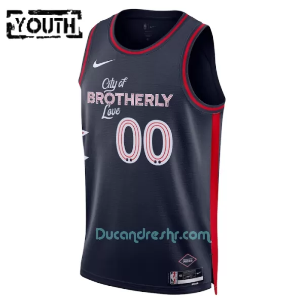 Dres za Košarku Philadelphia 76ers Dječji City Edition Swingman 2023/24