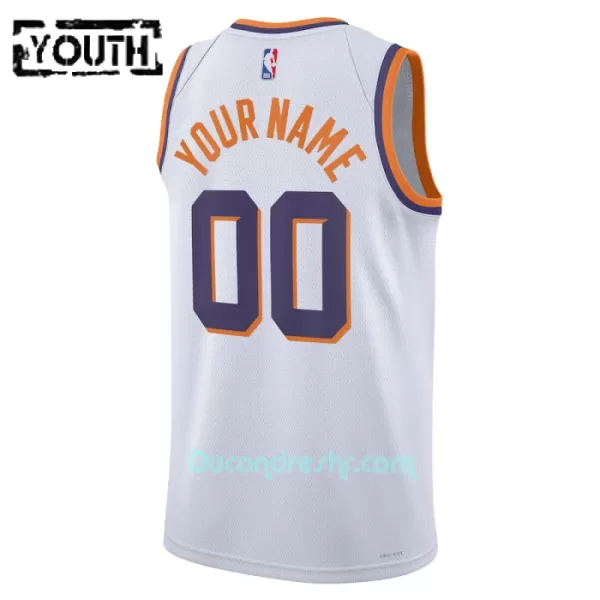 Dres za Košarku Phoenix Suns Dječji Association Edition Swingman 2023/24 Bijela