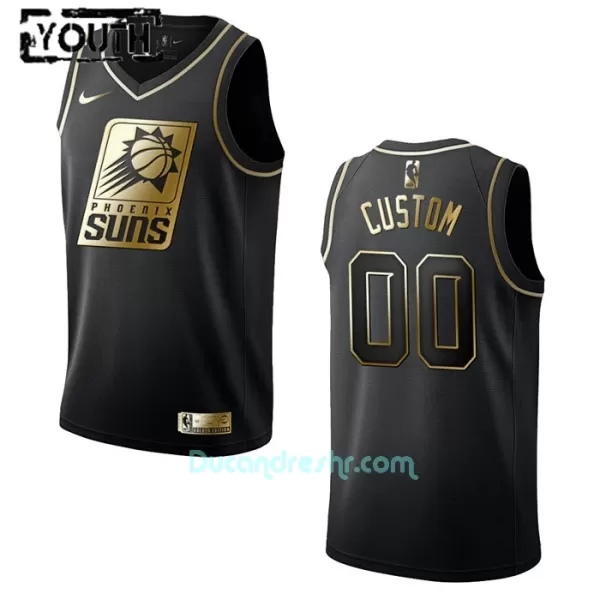 Dres za Košarku Phoenix Suns Dječji Golden Edition Swingman Crno