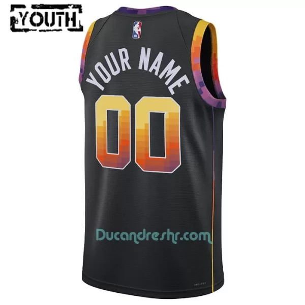 Dres za Košarku Phoenix Suns Dječji Statement Edition Swingman 2023/24 Crno