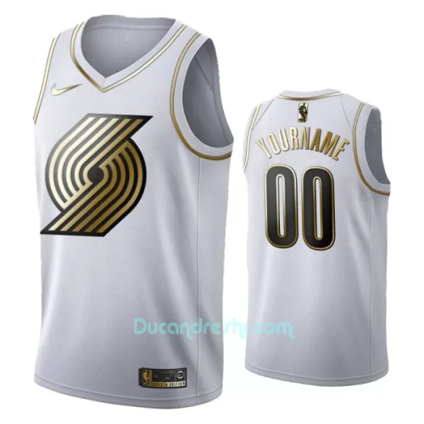 Dres za Košarku Portland Trail Blazers Golden Edition Swingman Bijela