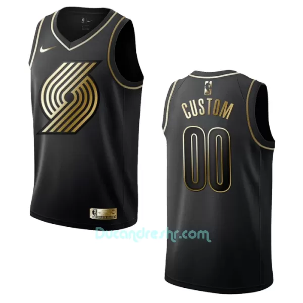 Dres za Košarku Portland Trail Blazers Golden Edition Swingman Crno