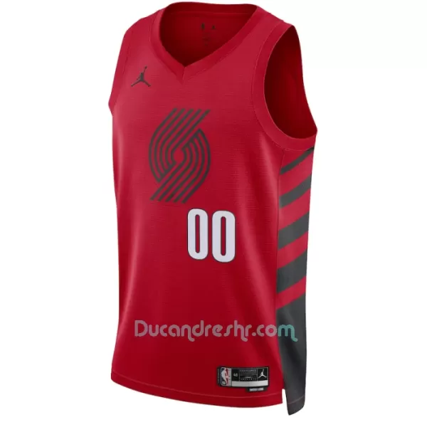 Dres za Košarku Portland Trail Blazers Statement Edition Swingman 2023/24 Crvena