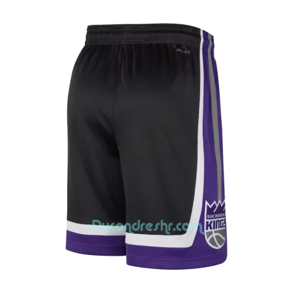 NBA Hlačice Sacramento Kings Icon Edition Swingman Crno