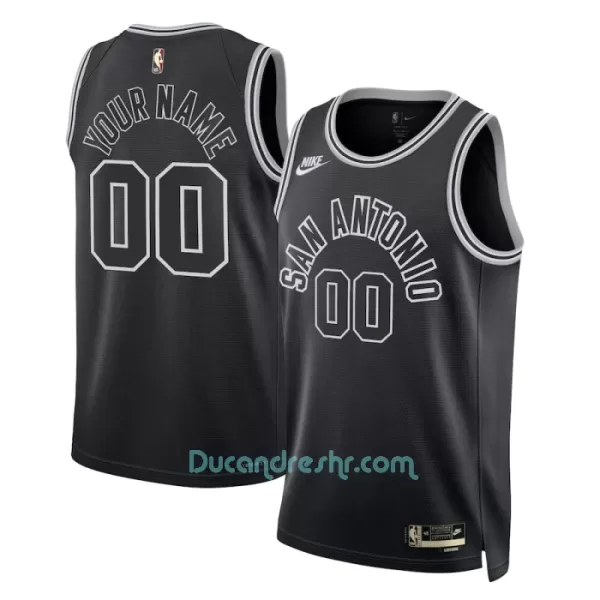 Dres za Košarku San Antonio Spurs Classic Edition Swingman 2023/24 Crno